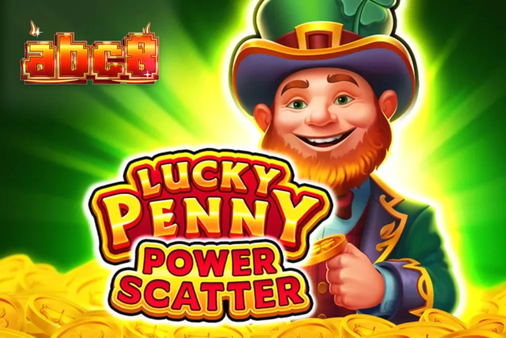 Lucky Penny Power Scatter স্লট গেমের একটি দৃশ্য যেখানে লেপ্রিকন এবং সোনালী মুদ্রা দেখা যাচ্ছে